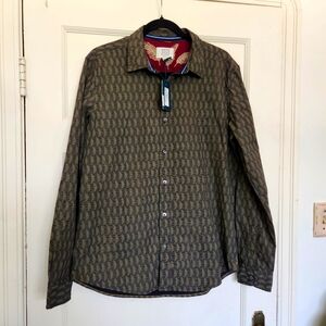 White Stuff Mens Button Down Business Casual Shirt Size Medium New